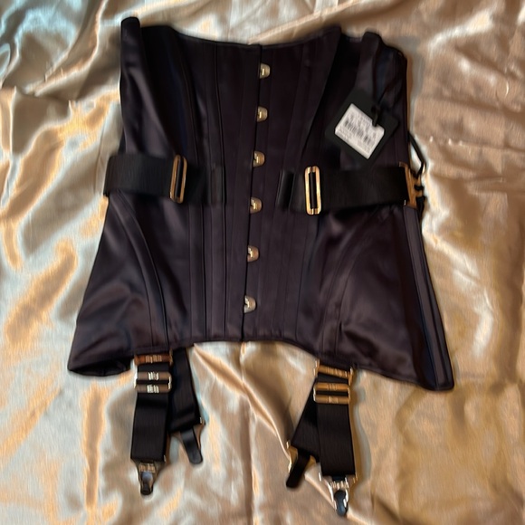 Honey Birdette Chastity Black Corset - Picture 5 of 5